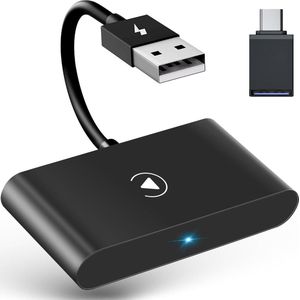 Draadloze CarPlay-adapter - Plug & Play - Fabriek bedraad & draadloos - Converteer bekabeld naar draadloos - Auto's met Carplay-ondersteuning Carplay Dongle