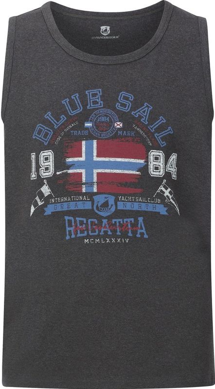 Jan Vanderstorm - BEUTE - Tanktop - Donkergrijs