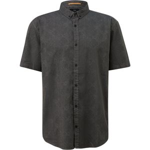 QS - Overhemd - Aardetinten - Geruit - Katoen - Regular Fit