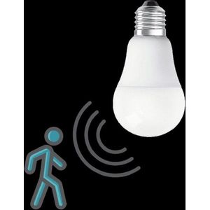 Led E27 Fitting met ingebouwde bewiginssensor 10w - 6400K Koud wit - 1032 Lumen