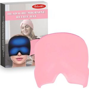 Belenthi Migraine Muts - Migraine Masker- Migraine Cap - Hoofdpijnmasker- Icepack - Coldpack