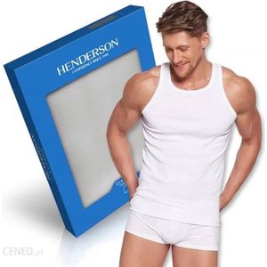 HENDERSON - Onderhemd Mannen - Maat XL - Wit - 100 % Katoen - Witte Hemd - Hemd Heren - onder shirt ( 1 Stuks )