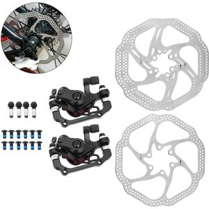 Schijfrem mountainbike set mechanische fiets achter 160 mm rotoren ISO9846 wasplaats bedding SOS. .