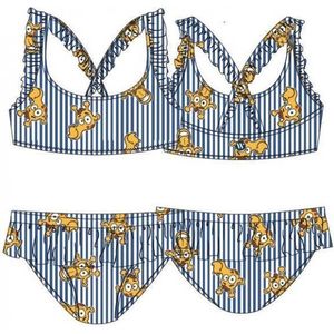 Woody Bikini Streep Met Giraf Blauw 2A