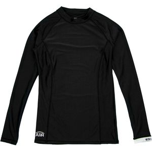 JUJA - uv-zwemshirt vrouw - lange mouw - upf50+- zwart - XS (34)