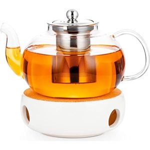 Theepot met Warmhouder - Theepot Warmhoude - Theepot met Theelicht - Theewarmer