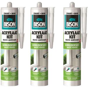 Acrylaatkit-zwart-3 stuks - KD set