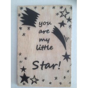 Postkaart You are my little star