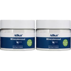 Alka - Mineralenzout - Basisch Badzout - 2x 600g - pH 8,5 - 84 Mineralen en Edelstenen