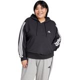 ADIDAS - Essentials 3-Stripes - Hoodie - Zwart - Katoen/Polyester/Viscose