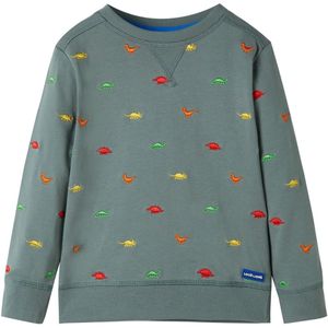 Kindertrui - Kakikleurig - Gebreide Trui - Jongens