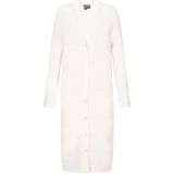 DreiMaster - Vintage - Gebreid Vest - Offwhite - Lange Mouwen