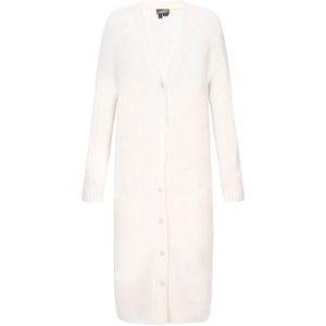 DreiMaster - Vintage - Gebreid Vest - Offwhite - Lange Mouwen