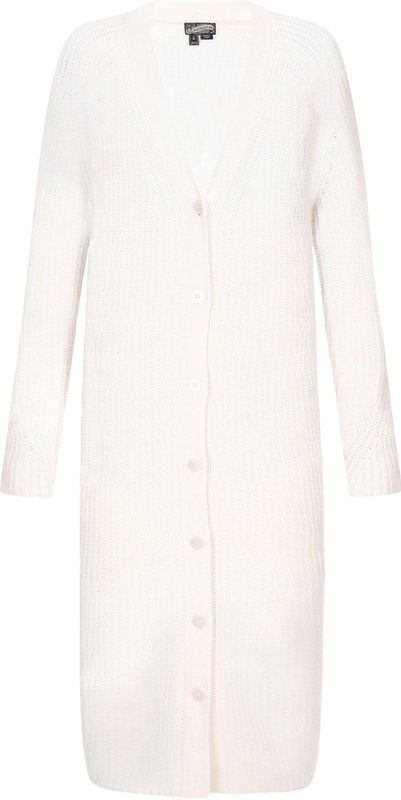 DreiMaster - Vintage - Gebreid Vest - Offwhite - Lange Mouwen