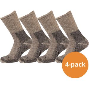 Xtreme Trekking Sokken Thermal Medium - 4 paar Thermo sokken - Grey Mouliner - Maat 42/45