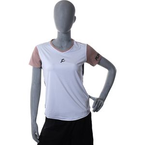 PUNTAZO Padel T-shirt Dames Sportshirt XXL bruin Korte mouw