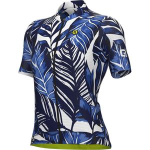 ALE - DONNA SS JERSEY PR-E LEAF - Fietstrui - Blauw