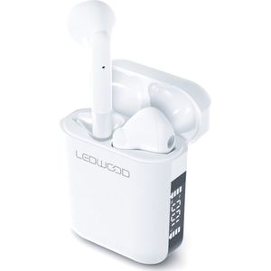 LEDWOOD - APOLLO-S - Draadloze In-Ear Oordopjes - Wit