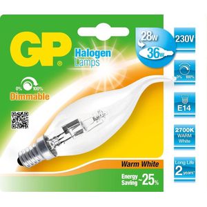 GP Lighting 070740-HLME1 halogeenlamp 30 W Warm wit E14