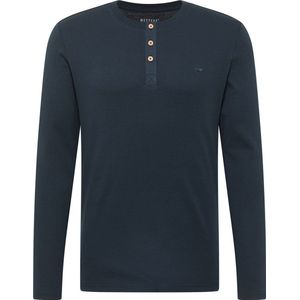 Mustang Heren Longsleeve slim fit Blauw M Ronde Hals Volwassenen