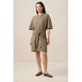 Sissy-Boy - Jersey Wikkeljurk - Donkergroen - Midi-lengte