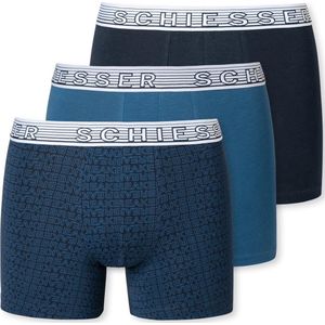 Schiesser - 95/5 - Boxershorts - 3 PACK - Biologisch Katoen - Maat 140 tot 176