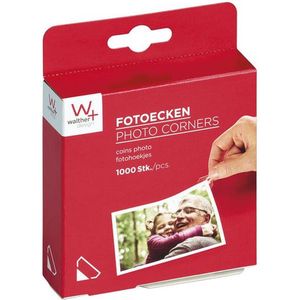 Fotohoeken walther design 10x15mm 1000 stuks | Pak a 1000 stuk | 15 stuks