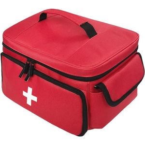 EHBO-opbergtas voor noodgevallen - Waterdichte pillendoos-organizer voor thuis, kantoor, auto en reizen