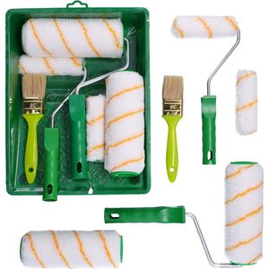 ToolSpace - Schilderset - Verfrollers - 4 Stuks - Voor Muren en Plafonds
