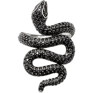 Thomas Sabo - Ring - Zilver - Zwart - Zilver met Zirconia