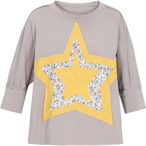 MYMO Shirt  beige / blauw / geel / wit