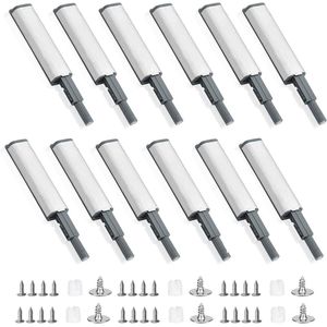 12-delige Set Drukdeuropeners voor Meubels en Kastdeuren - Demper en Magneetsnapper