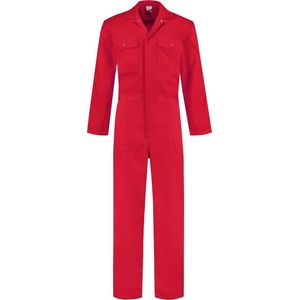 EM Workwear Overall 100% kat Rood - Maat 58