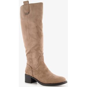 XX by Mexx hoge dames laarzen met hak taupe - Bruin - Maat 37