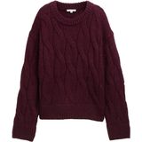 TOM TAILOR - Trui - Bordeaux - Lange Mouw - Ronde Hals