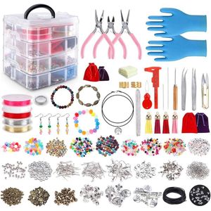 Sieraden maken set – DIY sieraden – voor volwassenen en kinderen – meisjes en vrouwen – DIY jewellery making kit - handgemaakte sieraden