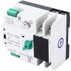 Dual Power Fast Switching Automatic Transfer Switch 230V AC 100A voor Home Factory.