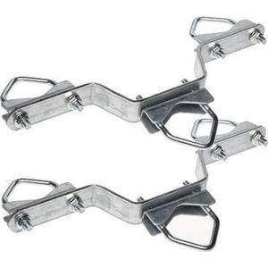 WL4 ML15-TE-CLAMP set van 2 klemmen voor montage top buis element in WL4 truss roostermast