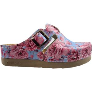 Medische dames klompen PU zool - PU klompen met kunststof zool - ziekenhuis klompen - zorgklompen - DINA CLOGS - Japanse Bloessem - maat 41