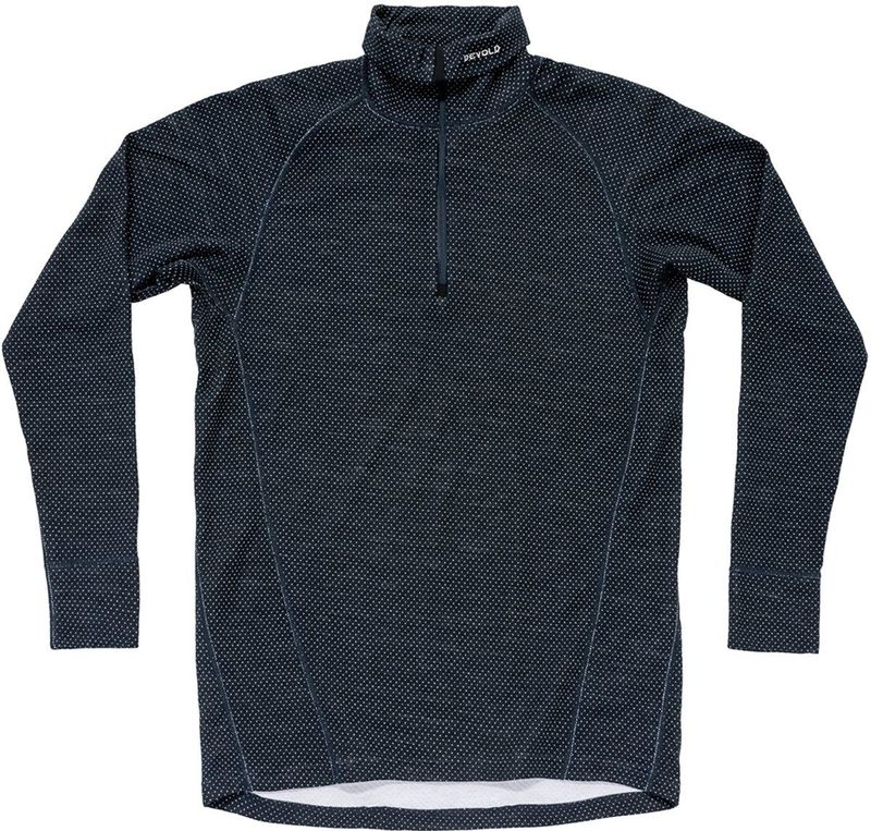 Devold Of Norway - Duo Active Merino 205 - Half Rits Lange Mouw T-shirt - Blauw