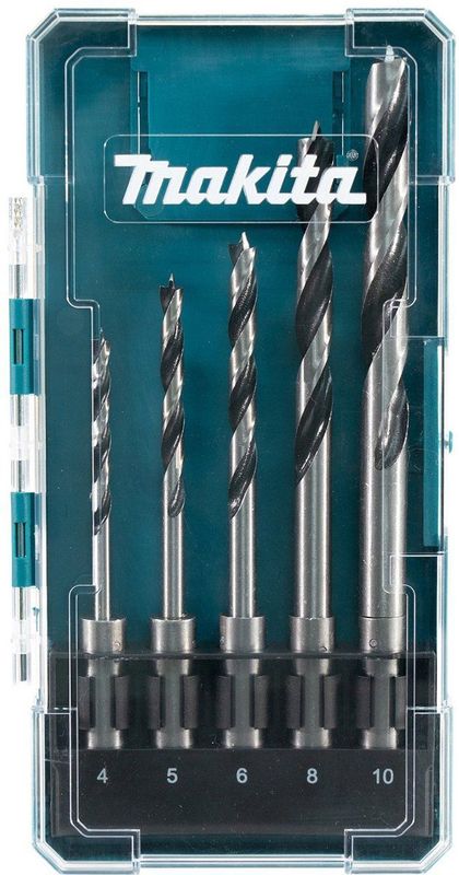 Makita E-15148 - Houtboorset - 5-delig - SDS-PLUS - Ø 4-10 mm - Opbergdoos
