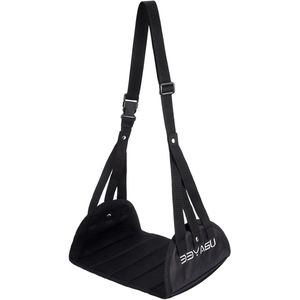 Travel Footrest for Flight - Portable Lightweight Foldable - Flat Leg Foot Hammock