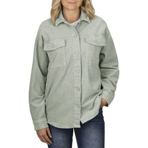 DENIMFY Dames Overhemdjas Broeken DFSophia Fit Groen Volwassenen