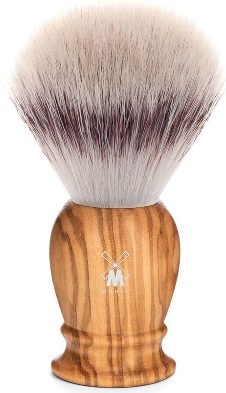MÜHLE - CLASSIC - Scheerkwast - Olijfhout - Synthetisch Haar