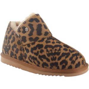 Warmbat - Willow Print Panther - Dames Sloffen - Chestnut