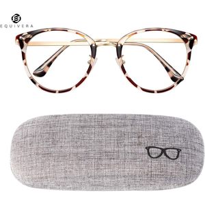 Equivera Blauw Licht Bril - Blauw Licht Bril Zonder Sterkte - Computerbril - Blauw Licht Filter Bril