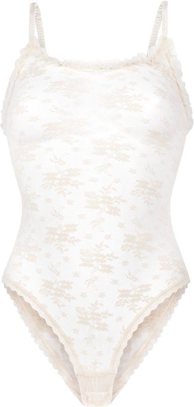 Hunkemöller - Body Darcy - Wit - Bodystocking