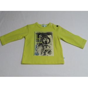 T-Shirt met lange mouwen - Jongens - Geel - Space - 3 maand 62