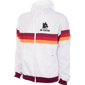 COPA - AS Roma 1980's Retro Voetbal Windrunner - M - Wit