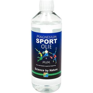 Magnesium sportolie+MSM van Himalaya magnesium | Magnesium sportolie 500 ml navulfles voor 200 ml Magnesiumspray spierolie